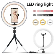 Adjustable LED Ring Light with Tripod