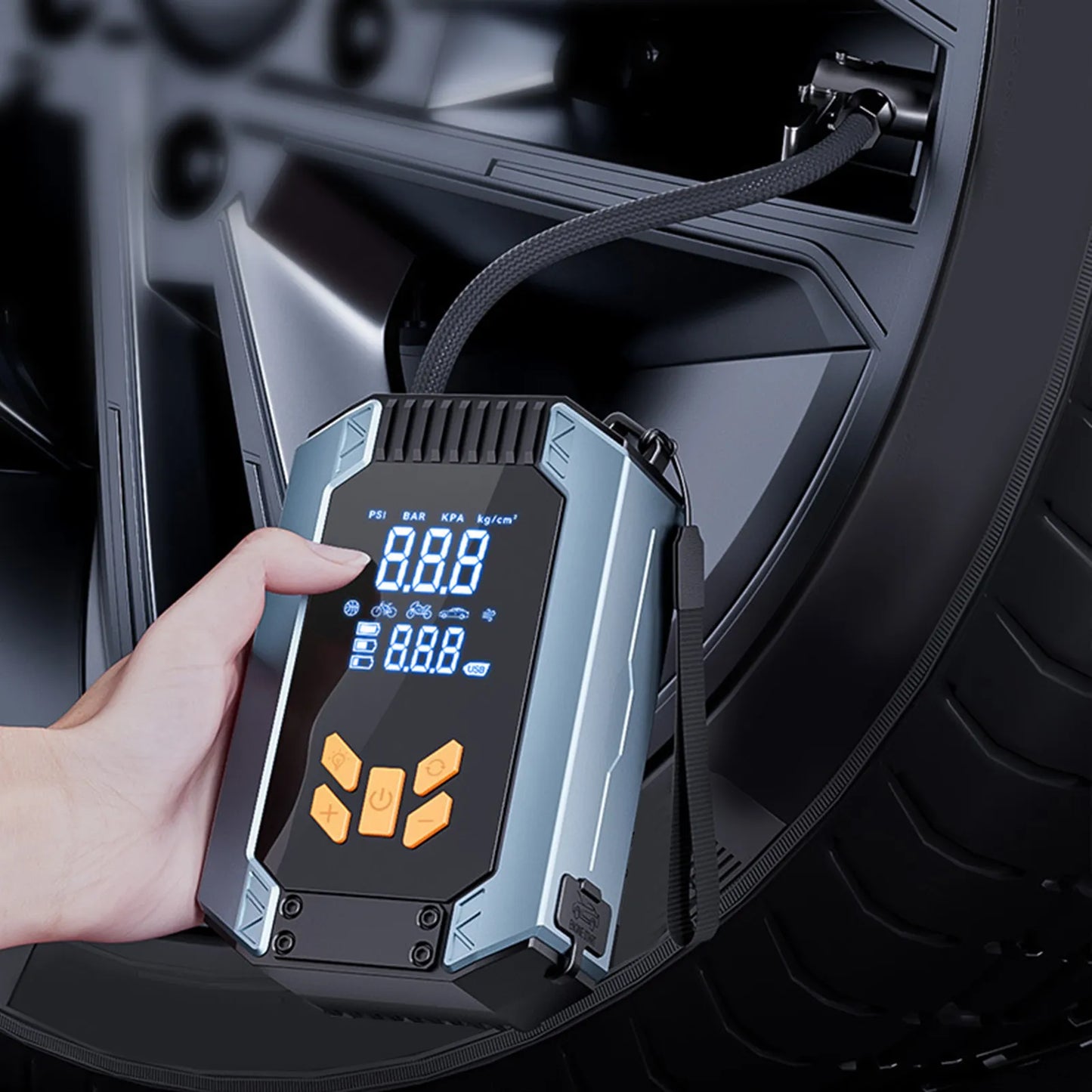 TireGuard Pro 150 — Portable Electric Tire Inflator
